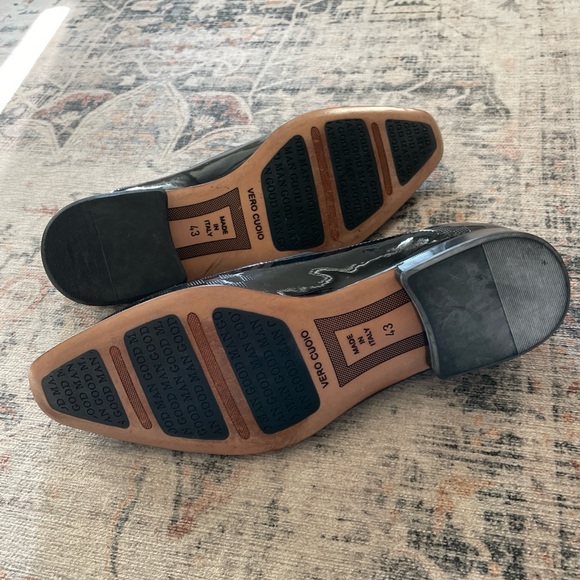 Goodman Italy 35506 Black Leather Loafers‎ Men's Size EU 43 Formal Slip-On Shoes - Picture 11 of 15